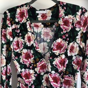 Flynn Skye Floral Long Sleeve Romper S